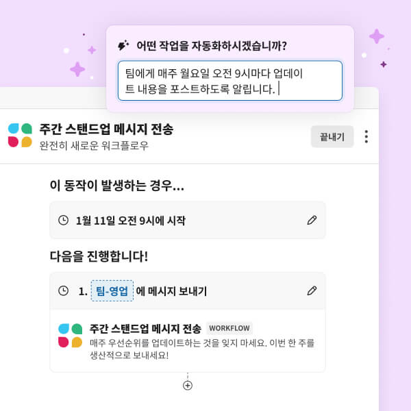 A Slackbot window displays, asking how it can help.