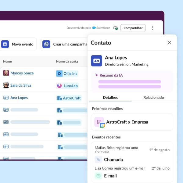 A Slackbot window displays, asking how it can help.