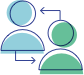 For different groups of people working together.