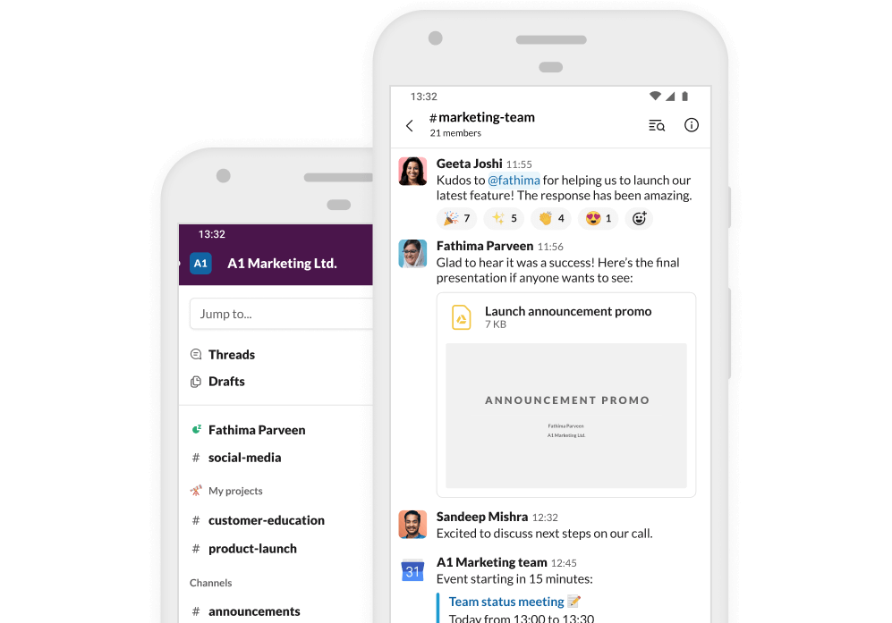 slack duo mobile