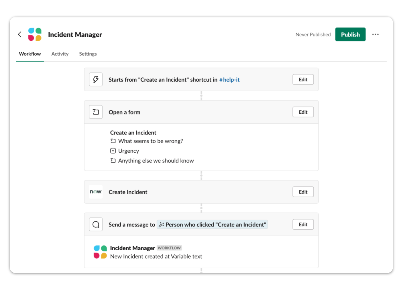 Servicenow for Slack App | Slack