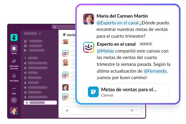 Incorpora un experto en cada canal
