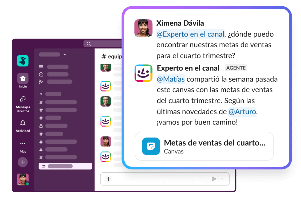Incorporar un experto en cada canal