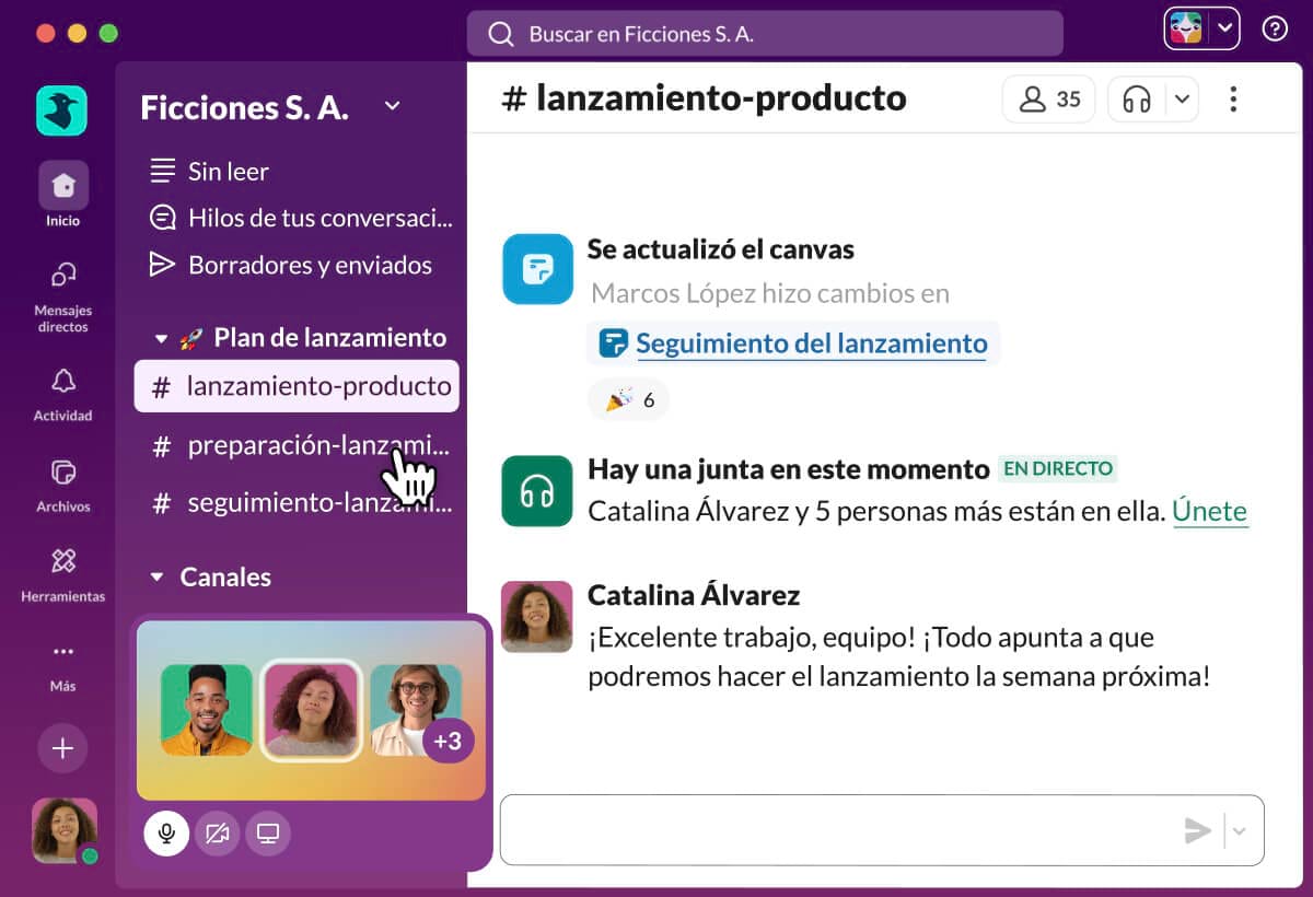 Slack | Plataforma de trabajo y herramientas de productividad con