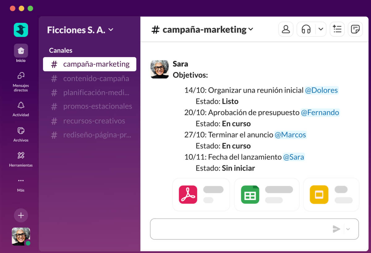Slack | Plataforma de trabajo y herramientas de productividad