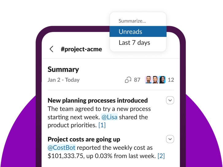 AI Work Management & Productivity Tools | Slack