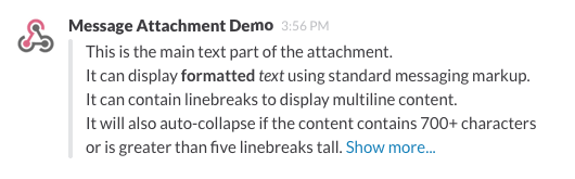 Screenshot of an attachment with a formatted text