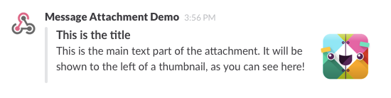 Screenshot of an attachment with a thumbnail image