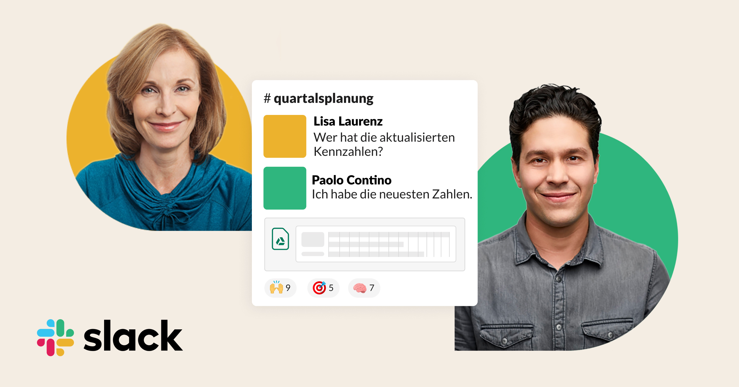 Deine Arbeit hat ein neues Zuhause Slack