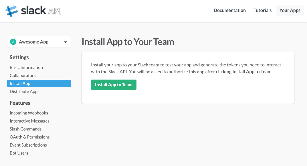 Install App Page