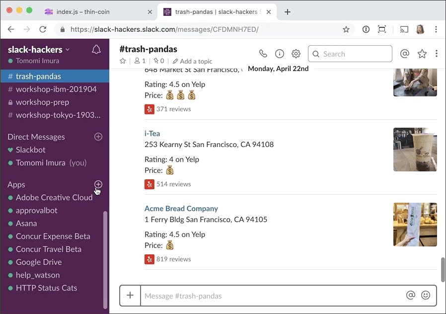 Bolt フレームワークを使って Slack Bot を作ろう Slack