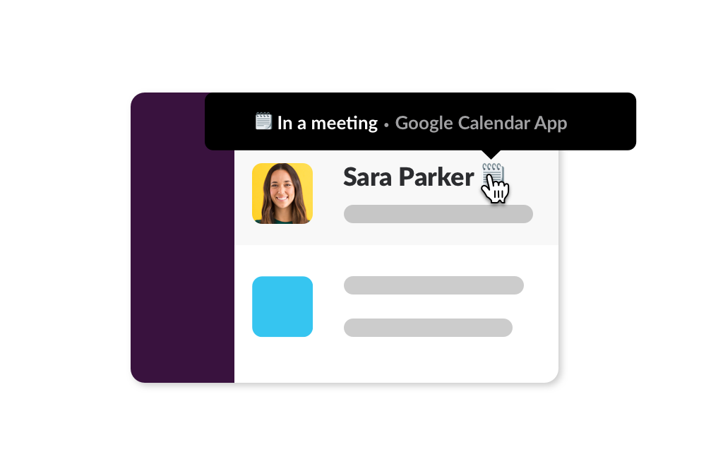 Google Calendar example