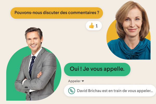 Canal Slack accompagné des photos de profil de membres et de noms de canaux, comme « équipe design » et « facturation »