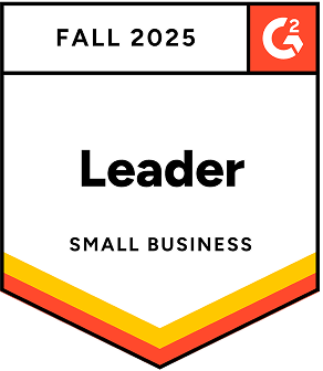 Awarded Grid Leader in Small to Medium Business by G2 market reports