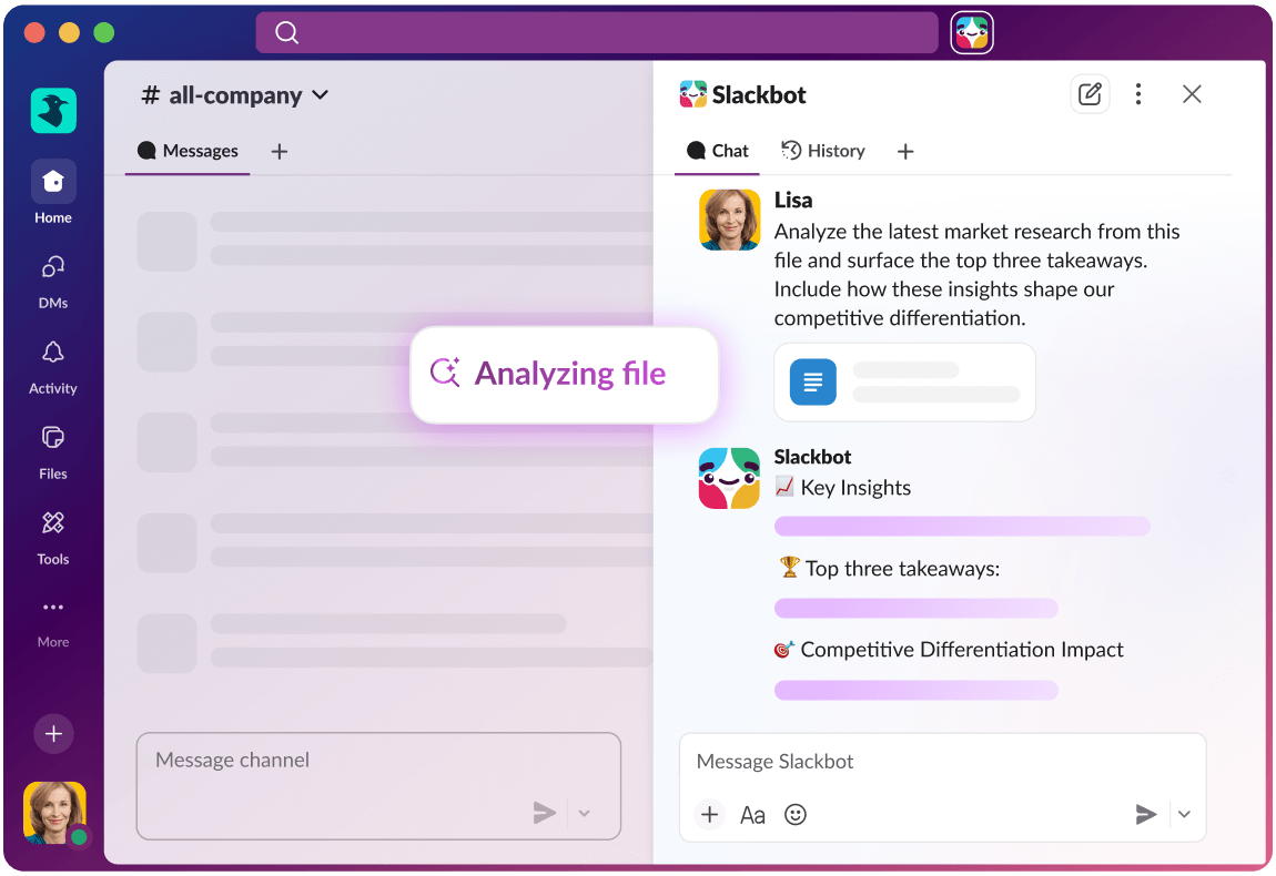 Analyze the latest market research from this file and surface the top three takeaways. Include how these insights shape our competitive differentiation.