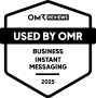 Geschäftliche Instant-Messaging-Dienste, verwendet vom OMR-Logo