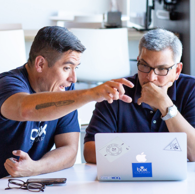 Piles of play money coins in descending order of height