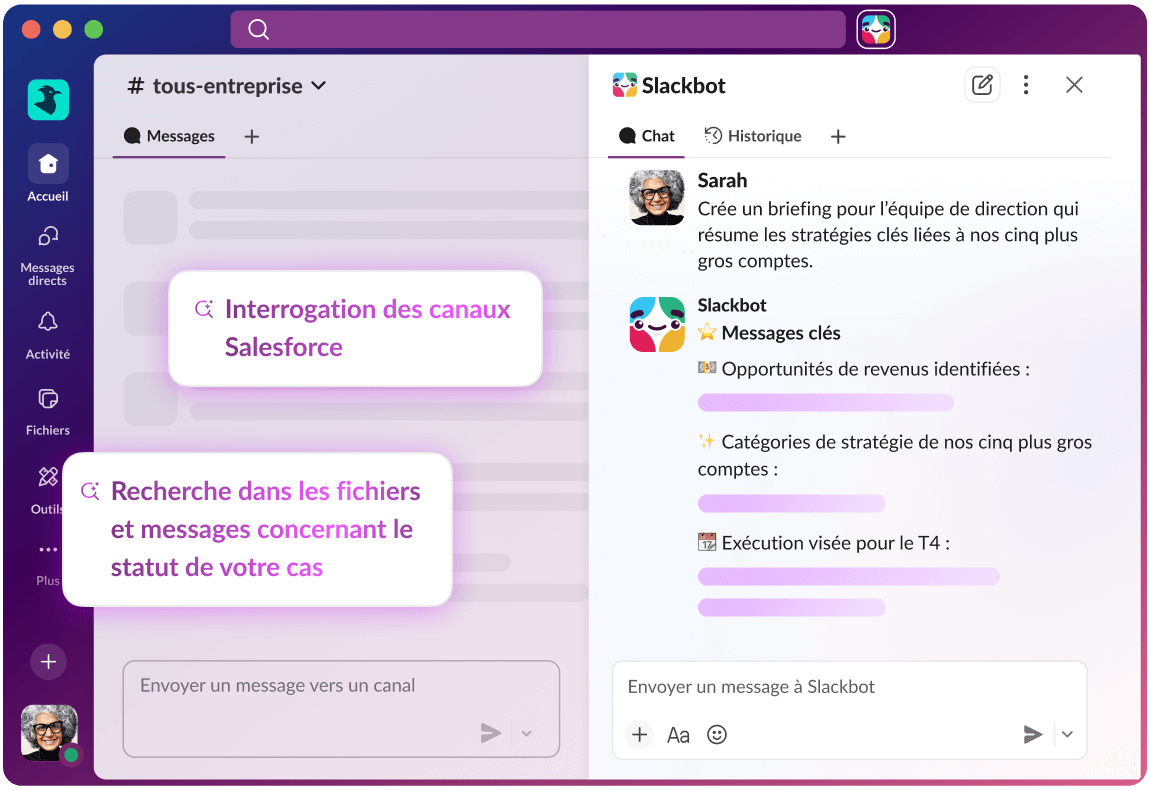 Crée un briefing pour l’équipe de direction qui résume les stratégies clés liées à nos cinq plus grands comptes.