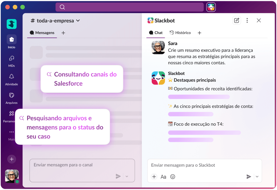 Crie um resumo executivo para a liderança que resuma as estratégias principais para as nossas cinco maiores contas.