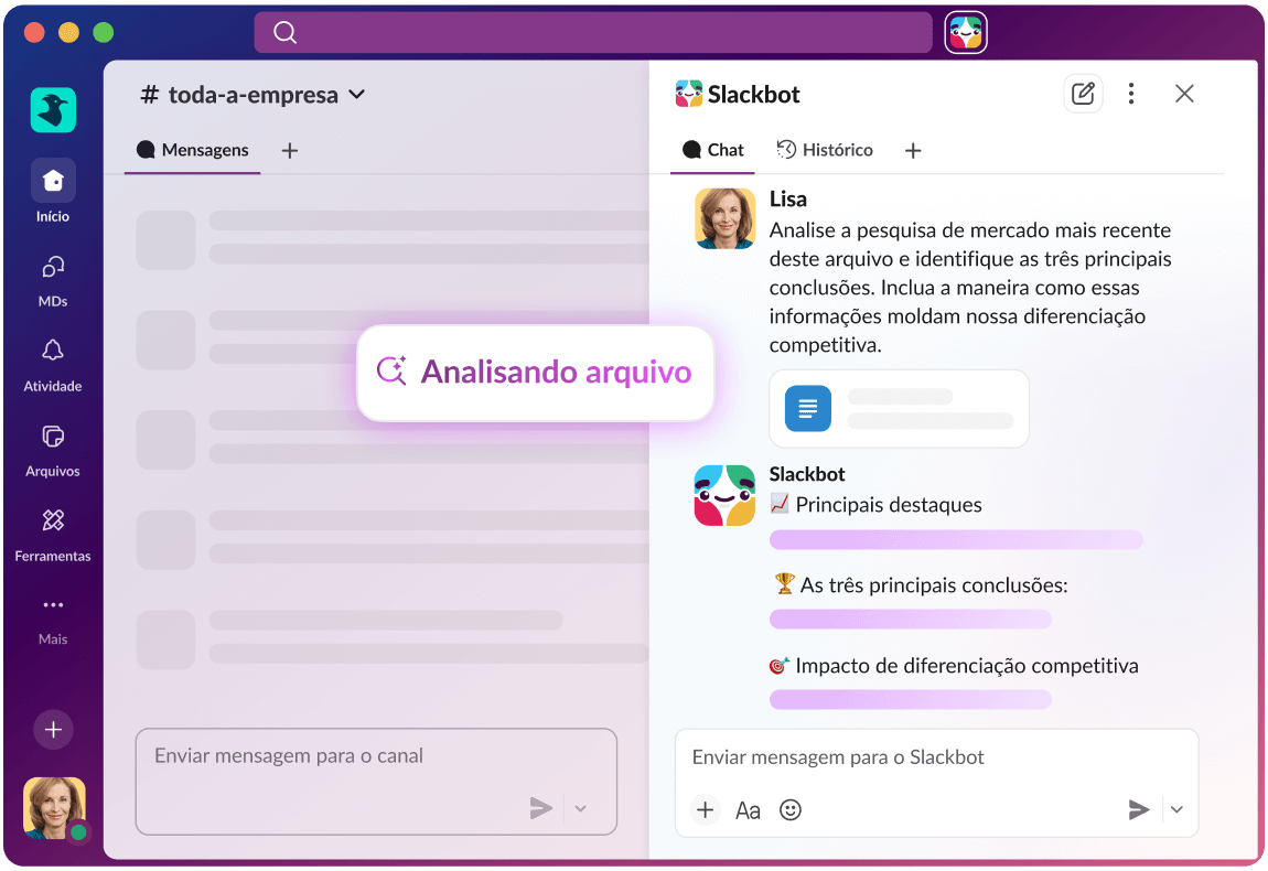 Analise a pesquisa de mercado mais recente deste arquivo e identifique as três principais conclusões. Inclua a maneira como essas informações moldam nossa diferenciação competitiva.