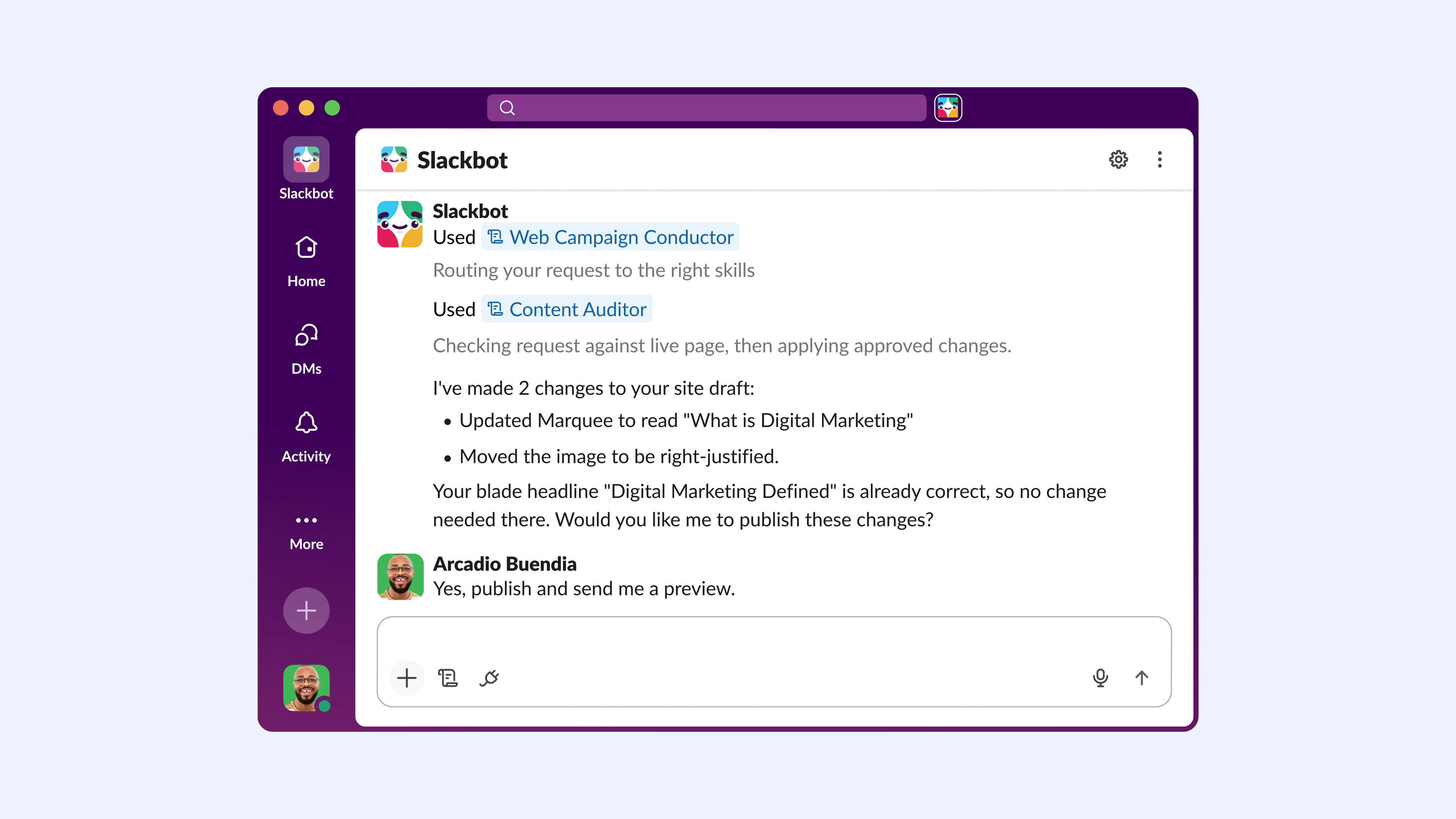 Slackbot, Personal AI Agent for Work | Slack