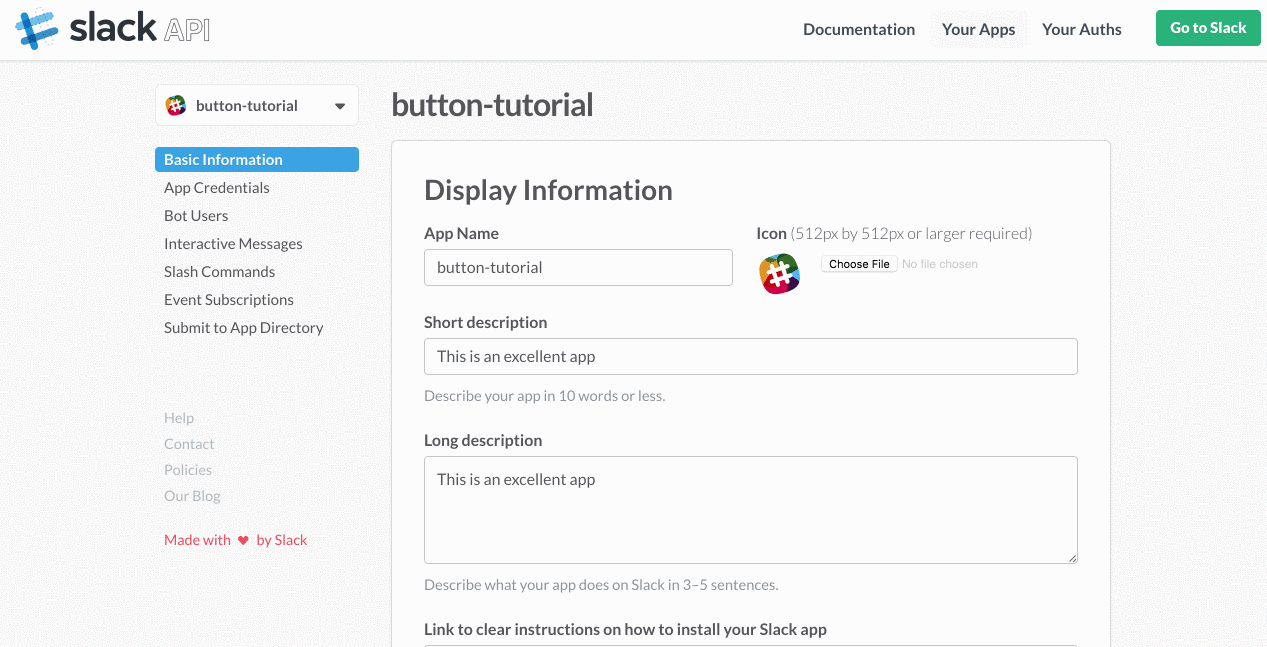 buttons app