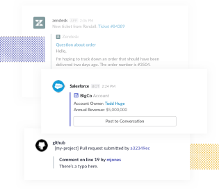Connect all the tools you use to Slack and avoid all that constant switching between apps.