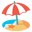 :plage_avec_parasol: