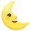 :顔つき半月_下弦: