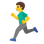 :走る男性: