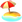 :海とパラソル: