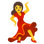 :踊る女性: