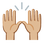 :raised_hands::skin-tone-3: