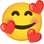 :3つのハートの笑顔: