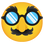 :変装した顔: